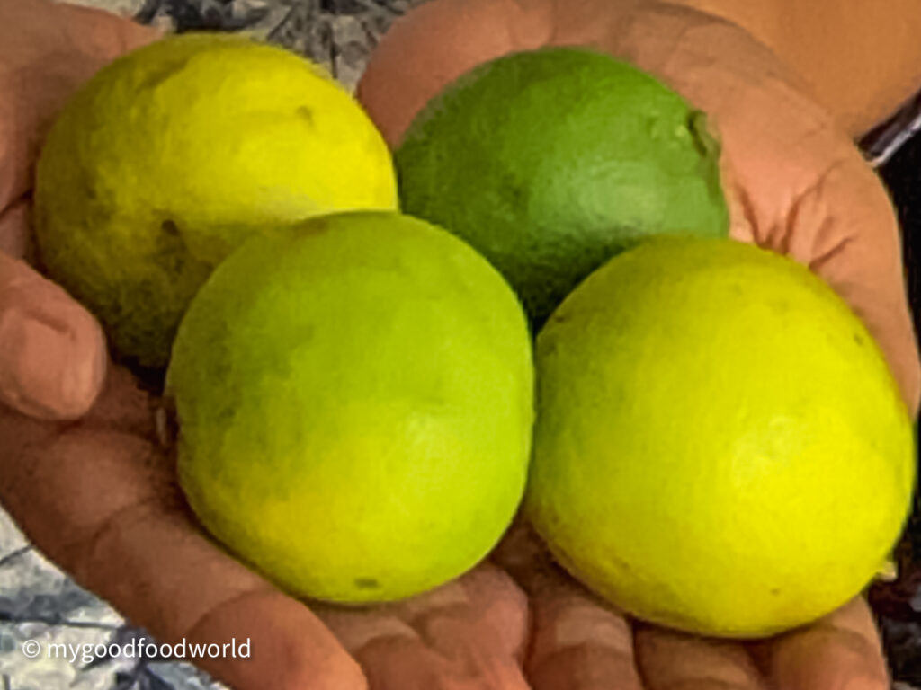 fresh limes as souring agents