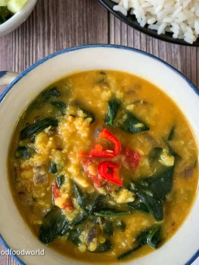 Easy and Delicious Spinach Dal (Dal Palak) Recipe