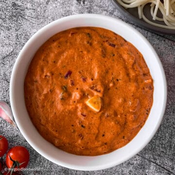 Cream Cheese Tomato Pasta Sauce:10 minute recipe